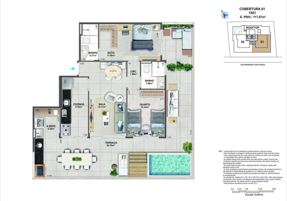 Planta Humanizada - Althea - Cobertura