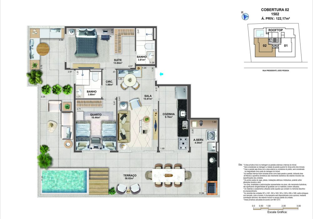 Planta Humanizada - Althea - Cobertura