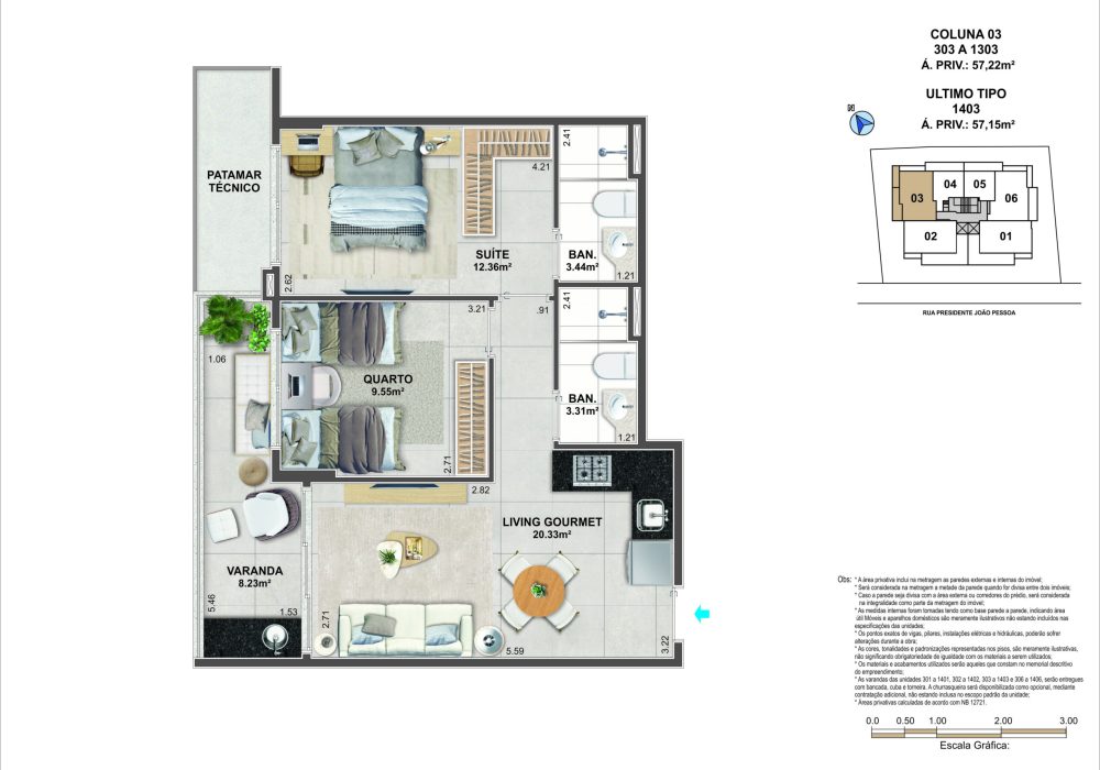 Planta Humanizada - Althea - 2Q c/ Living Gourmet