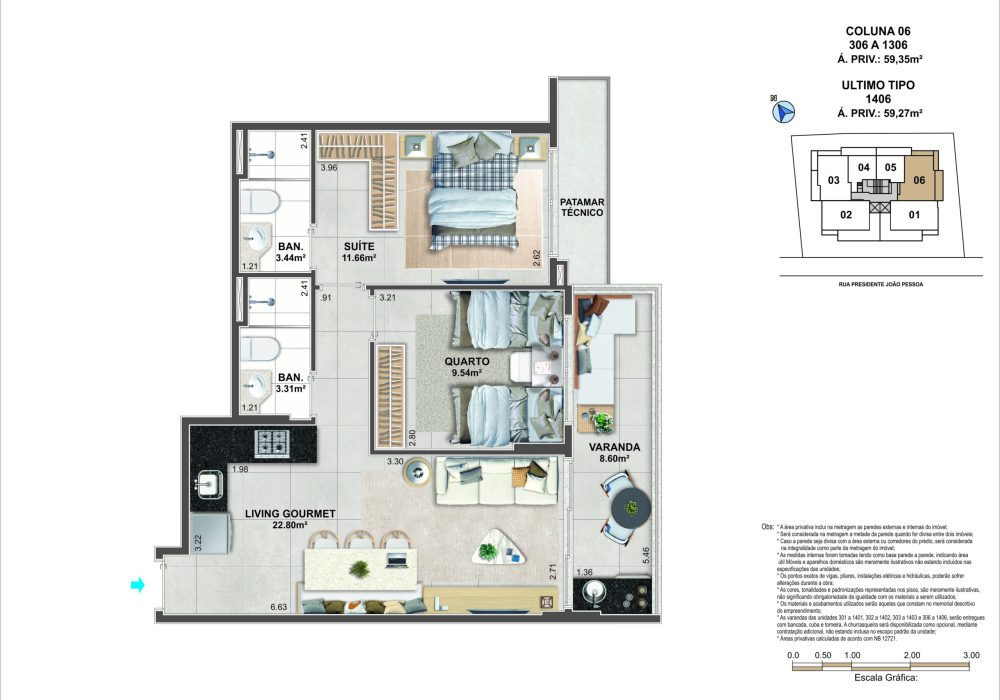 Planta Humanizada - Althea - 2Q c/ Living Gourmet